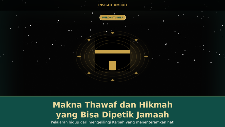 Makna Thawaf dan Hikmah yang Bisa Dipetik Jamaah (M A B) — Pelajaran Hidup dari Mengelilingi Ka’bah